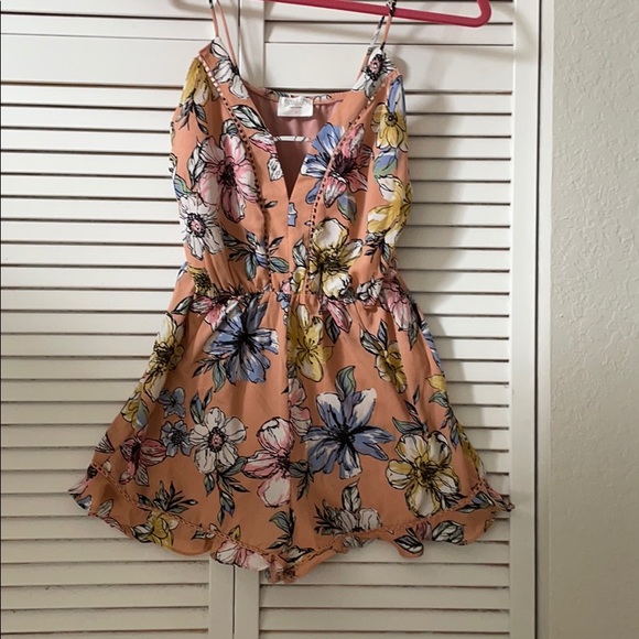 Sienna Sky Pants - Floral Romper
